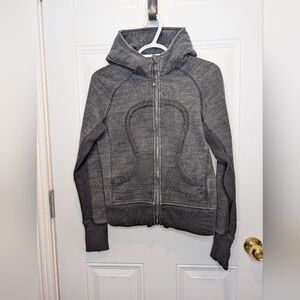 Size 4 Or 6 | Lululemon Scuba Full-Zip Hoodie Heather Grey